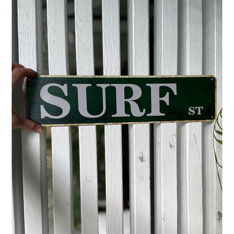 METAL SURF ST. SIGN