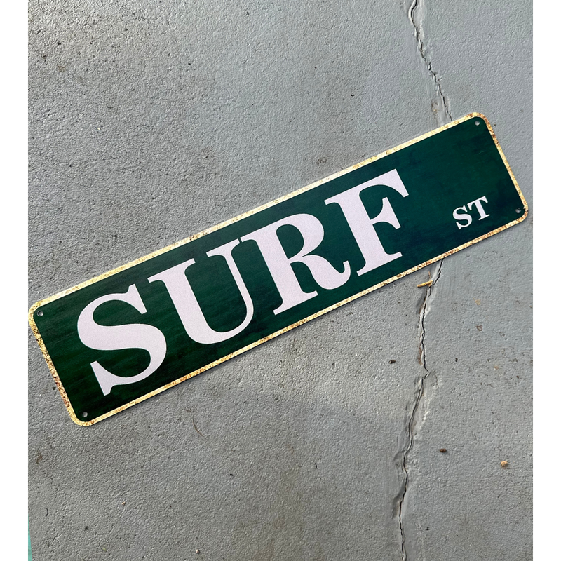 METAL SURF ST. SIGN